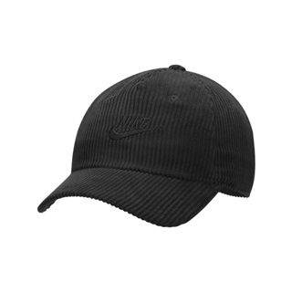 Nike 帽子 Club Corduroy 男女款 黑 燈芯絨 老帽 棒球帽 【ACS】 FB5375-010