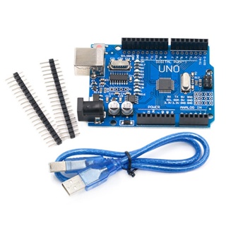 Atmega328p UNO R3 開發板,適用於 Arduino UNO R3,帶直針和 USB 電纜
