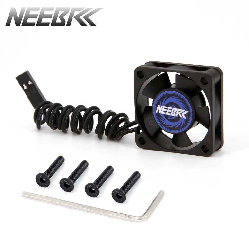 Neebrc 2PCS 電機冷卻風扇雙滾珠軸承 25mm 30mm 35mm RC ESC 電機散熱 540 550 3
