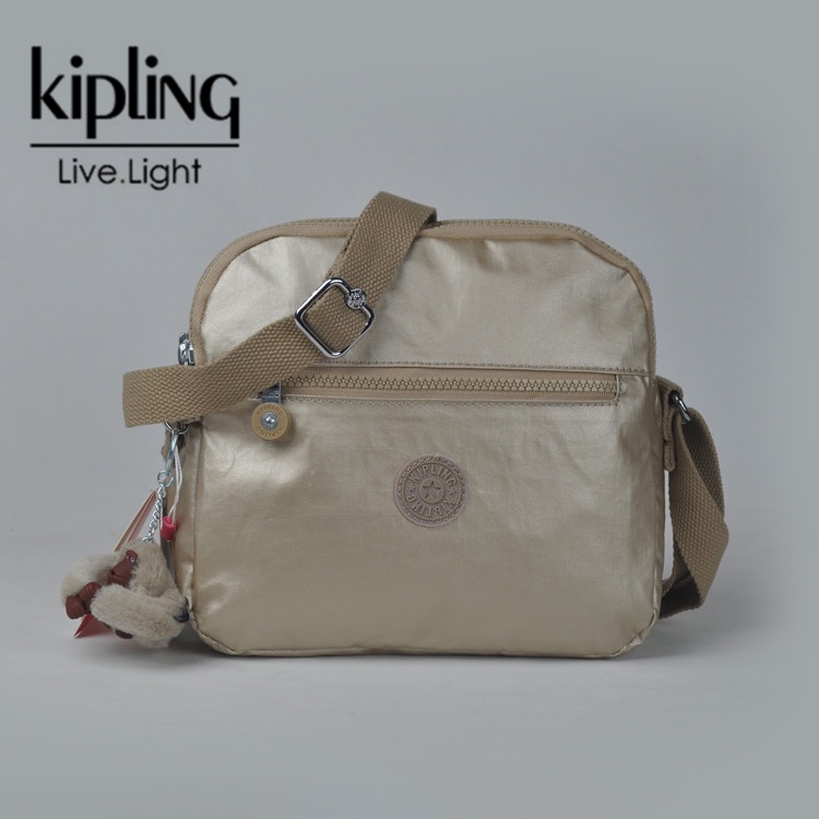 Kipling 時尚典雅斜背包郵差包單肩小包休閒包女包