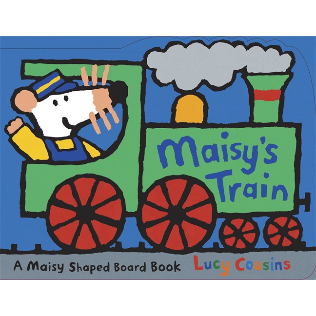 Maisy's Train (硬頁造型書)(英國版)(硬頁書)/Lucy Cousins【禮筑外文書店】