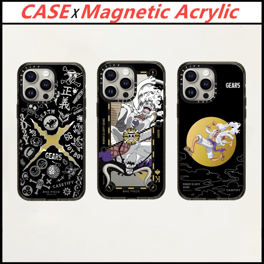 Casetify【one Piece Gear 5 Luffy】亞克力磁性 iPhone 手機殼適用於 iPhone 1