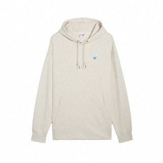 Puma 長袖 Downtown 180 男款 米灰 帽T 連帽上衣 著用款 寬鬆【ACS】 62437690