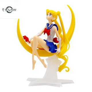元氣招財 14cm 美少女戰士 Sailor Moon 月野兔 月亮水手 Q版蛋糕裝飾公仔人偶模型手辦玩具擺件娃娃生日