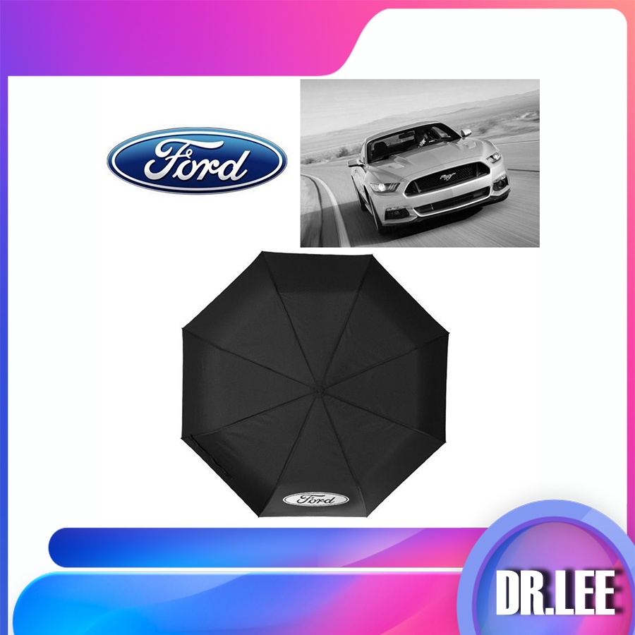 Dr.Lee 【限時低價】福特 FORD Focus Fiesta Mondeo KUGA汽車雨傘 車用折詁傘 汽車雨傘