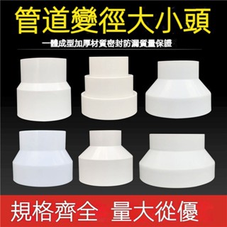 🔥臺灣免運🔥ABS塑膠新風管道變徑圈排風管異徑大小頭PVC管轉換接頭75100變150