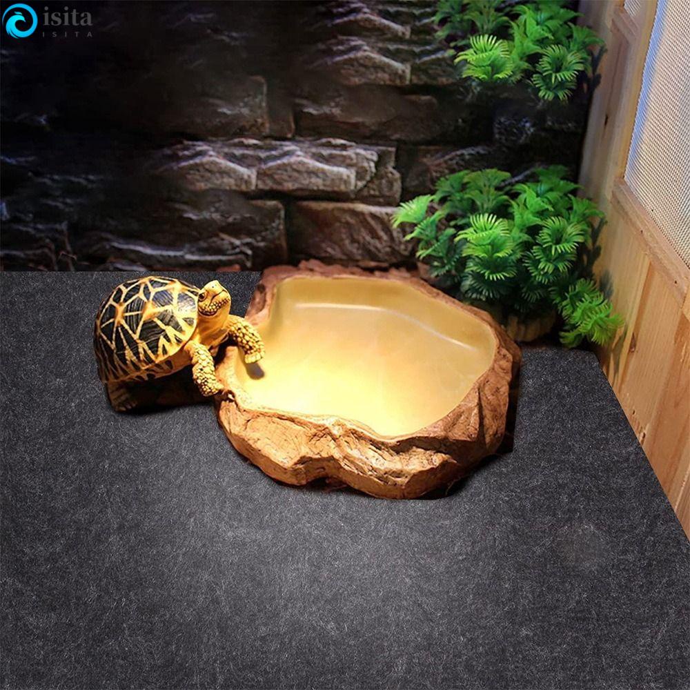 Isita 烏龜墊,可切割黑色爬行動物地毯,耐用保濕吸水可折疊寵物玻璃容器襯墊烏龜