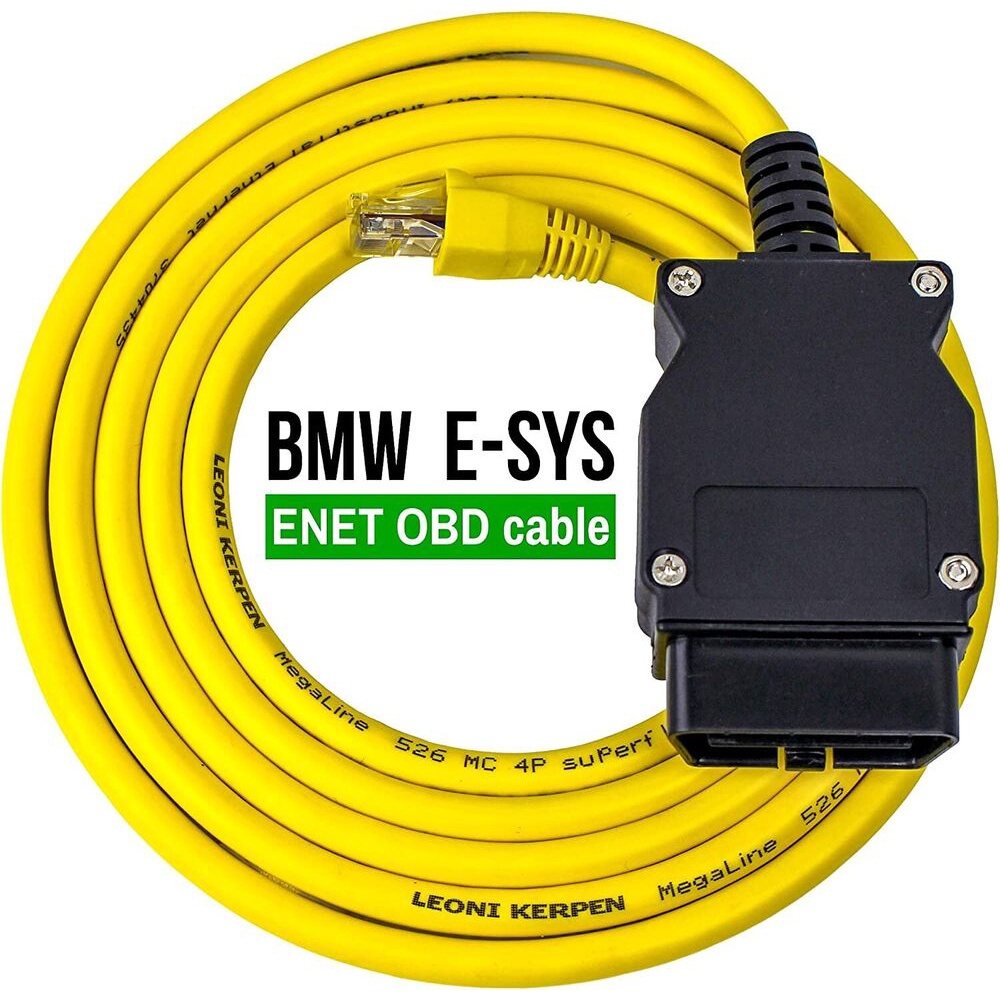 適用於 BMW ICOM E-SYS ISTA Bootmod3 條碼 OBD2 編碼 F 系列的 ENET OBD 電