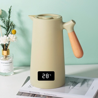 現貨 智能保溫瓶 水壺保溫 攜帶式熱水壺 大容量保溫壺 水壺 大水壺 1000ML 保溫瓶 顯示溫度 咖啡壺 保溫壺