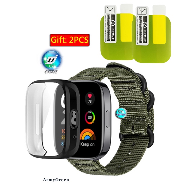 Redmi Watch 3 Active 錶帶 保护膜 保护壳 红米 Watch 3 Active 表带 尼龙 表带