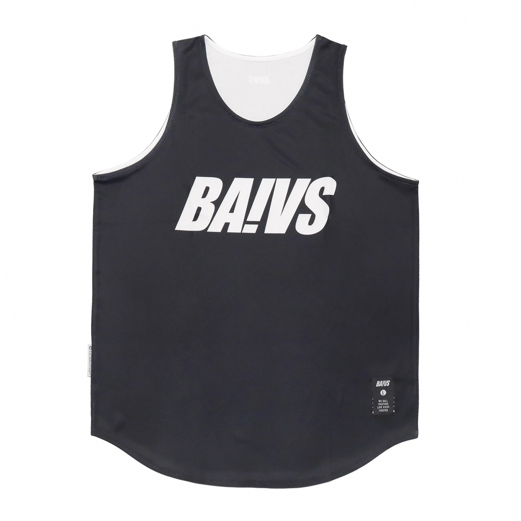 Baivs 球參 Logo Jersey 球衣 單面穿 黑 白 昇華 無袖 背心 說好一起帥的 ACS BJGLO412