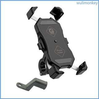 Wu 摩托車手機支架支架夾座適用於手機 3 5-6 5 手機