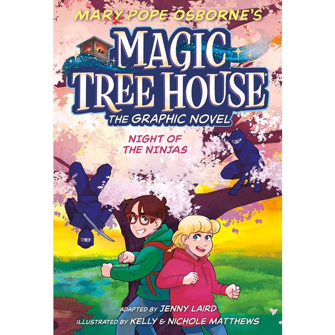 Magic Tree House #5: Night of the Ninjas (Graphic Novel)(平裝本)/Mary Pope Osborne【禮筑外文書店】