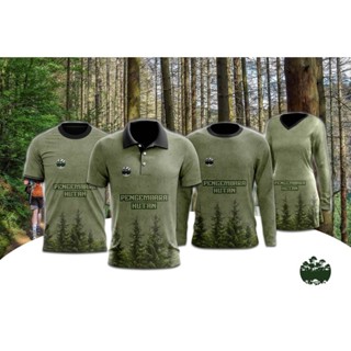 PENGEMBARA HUTAN 3D Adventure 3D polo衫速乾印花 NO.6L59DG