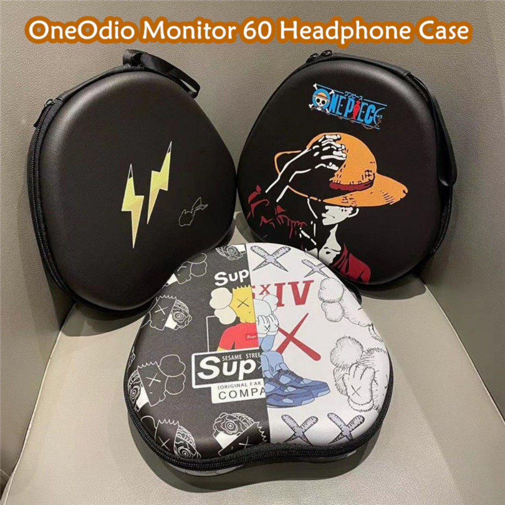 【現貨】適用於OneOdio Monitor 60 耳機套酷潮卡通系列耳機耳墊收納包外殼盒