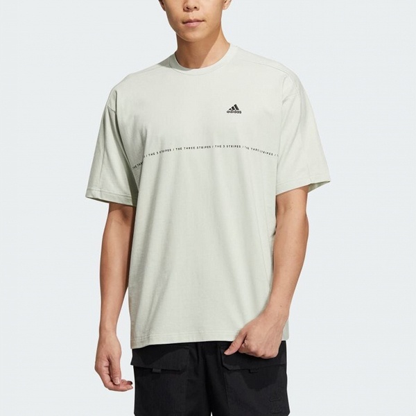 Adidas Word S/S Tee IA9450 男女 短袖 上衣 T恤 亞洲版 運動 訓練 寬鬆 棉質 淺綠