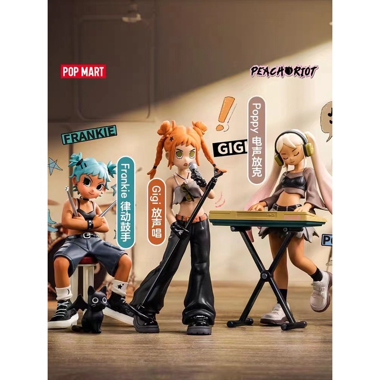 POPMART Peach Riot 叛桃成名在望系列手辦擺件娃娃女孩禮物