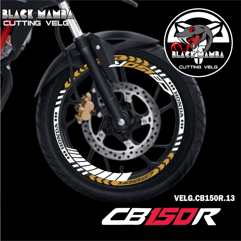 切割貼紙輪輞 CB150R 貼紙 LIS 列表變化輪胎/VELG HONDA Cb150R13