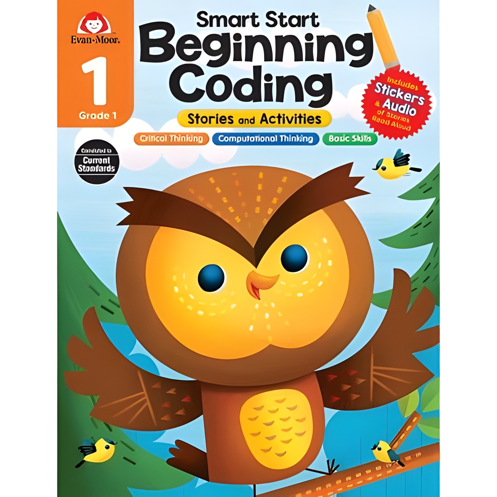 Smart Start: Beginning Coding Stories and Activities, Grade 1 (附QRCODE音檔)/Evan-Moor Educational Publishers【禮筑外文書店】