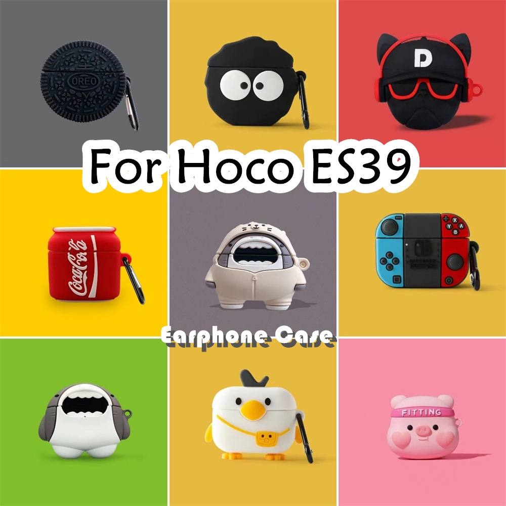 【imamura】適用於 Hoco ES39 保護套酷潮卡通小黃鴨和精靈球軟矽膠耳機保護套外殼保護套