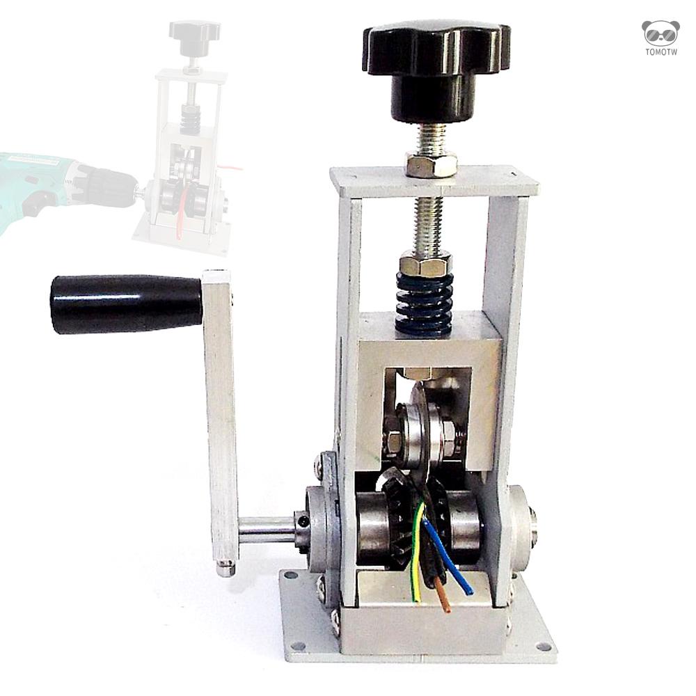 小型電動剝線機 廢舊銅線電線纜剝皮機 電線電纜扒線開皮去皮機 電動扒線剝線器 手搖/電動隨意切換      剝線範圍：1