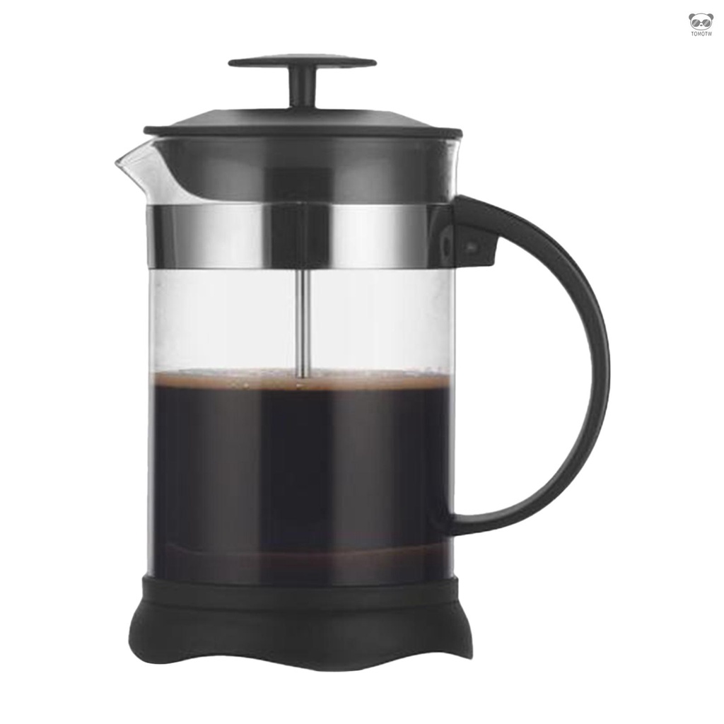 高硼硅玻璃法壓壺 手衝咖啡器具家用 過濾沖泡茶壺 法式濾壓咖啡壺 800ml