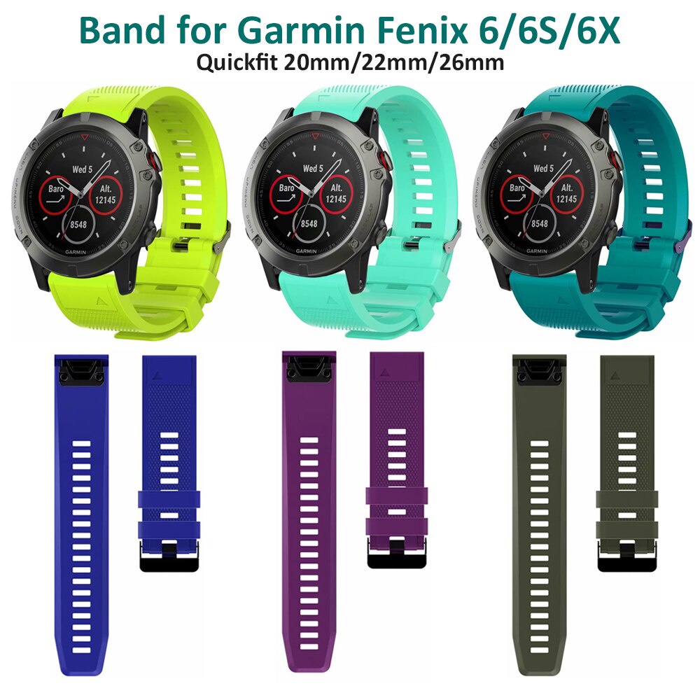 【適用於】Garmin Watch Tactix Delta Descent Mkl MK2 錶帶 26mm 矽膠 錶鍊