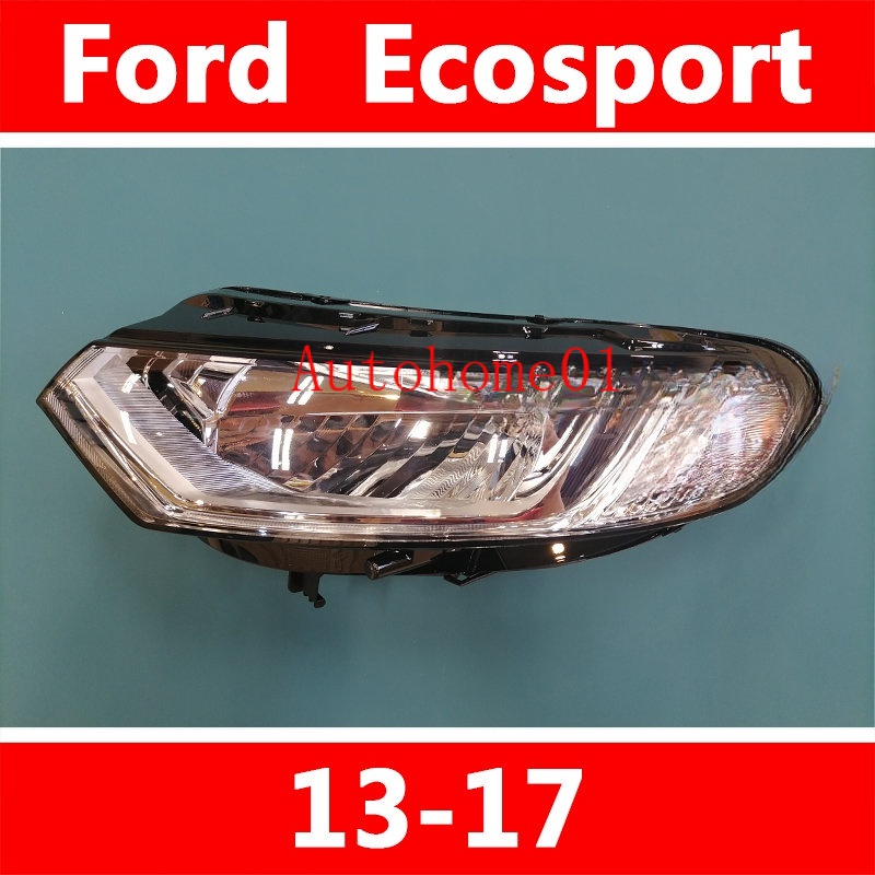 適用於13-17款 Ford  Ecosport 原廠型晶鑽鹵素 大燈 頭燈 前照燈 大燈罩 燈殼 大燈外殼 替換式燈殼