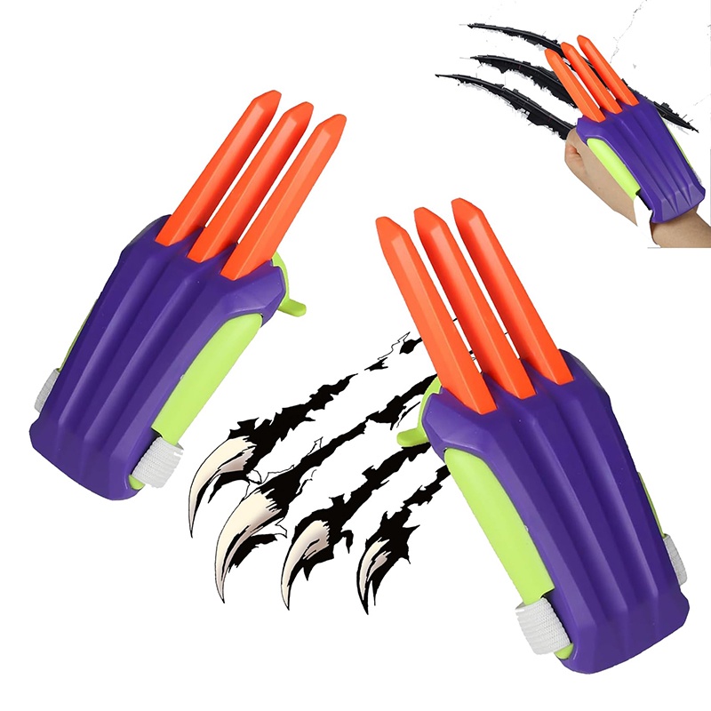 3d Gravity Knife Fidget Toy - 2024 新款塑料爪玩具刀可伸縮,胡蘿蔔刀 3D 打印伸縮狼