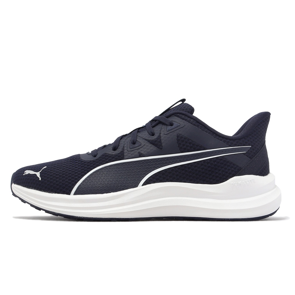 Puma 慢跑鞋 Reflect Lite 深藍 白 輕量 路跑 男鞋 運動鞋 透氣機能【ACS】 37876805