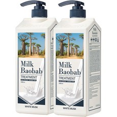 Milk Baobab 頭髮護理白麝香味,1L,2 韓國護髮