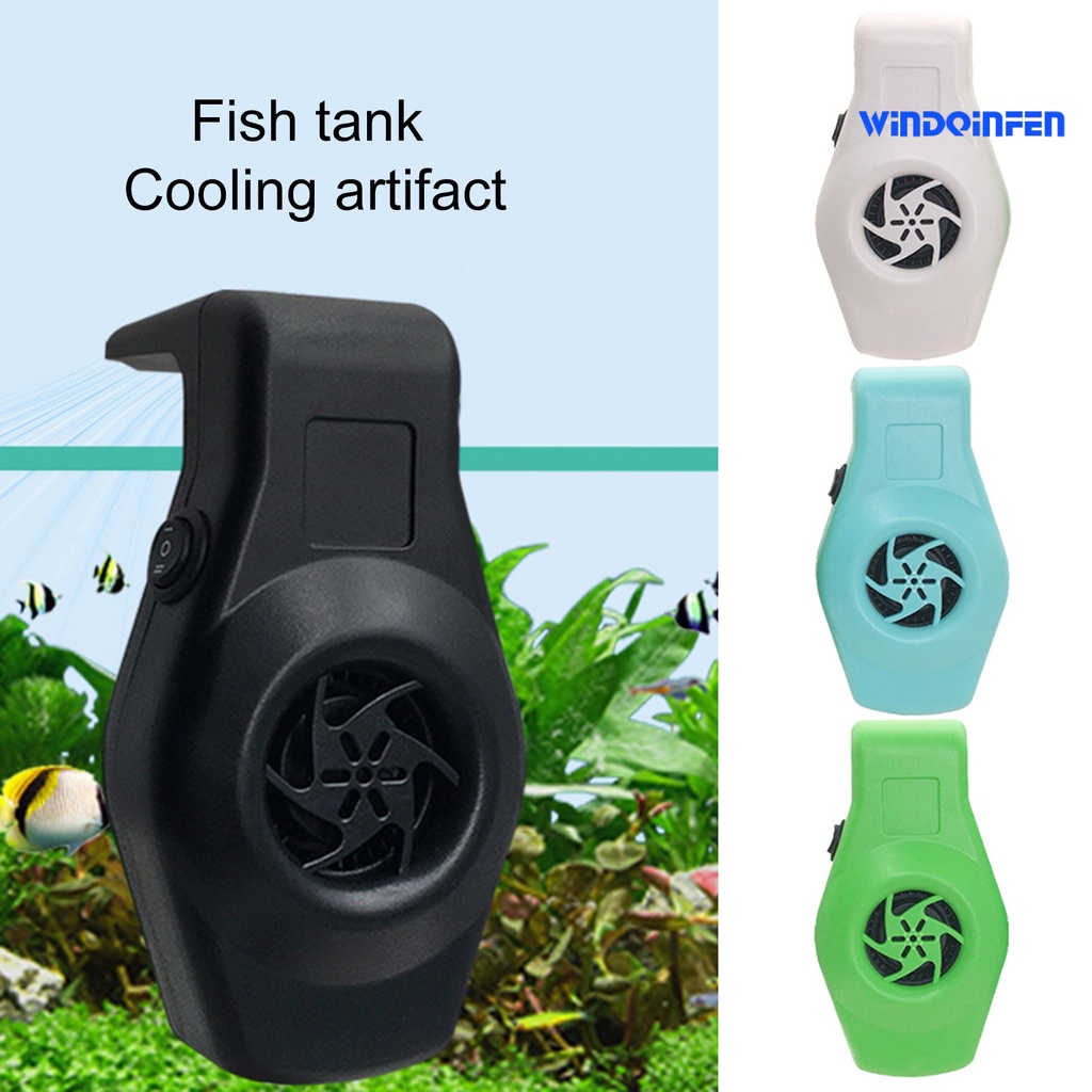 [萌寵屋]AMZ冷水機魚缸海缸製冷棒散熱風扇降溫神器小型海鮮養魚水冷機水族箱（頻道）