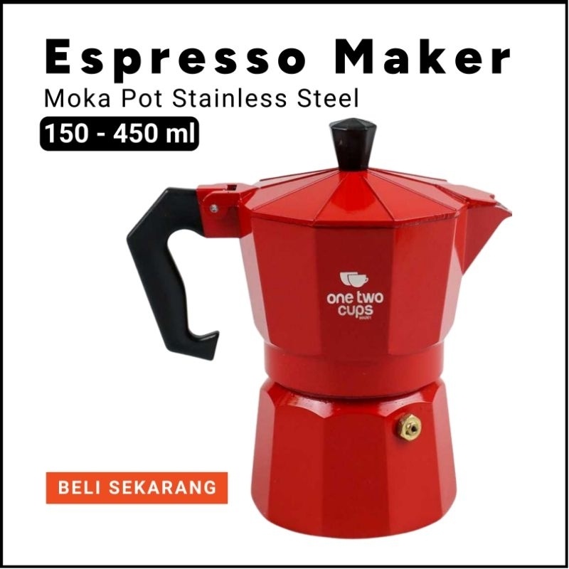 濃縮咖啡機摩卡壺不銹鋼可輕鬆製作濃縮咖啡