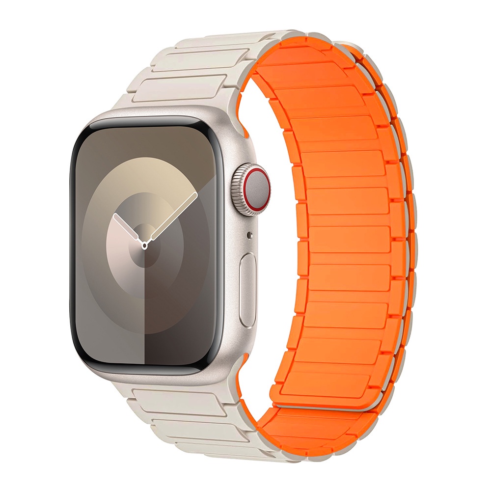 Apple Watch 磁吸錶帶 S9 S8 S7 S6 SE 矽膠錶帶 41 40mm 45 44