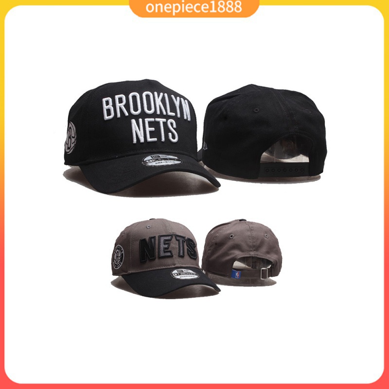 新款 布魯克林籃網 Nets NBA 籃球帽 嘻哈帽 彎帽 老帽 遮陽帽 防晒帽 男女通用 時尚帽