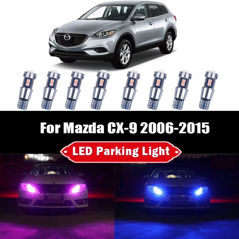 MAZDA 2x Canbus LED 停車燈間隙燈適用於馬自達 CX-9 CX9 2006-2015 T10 W5W
