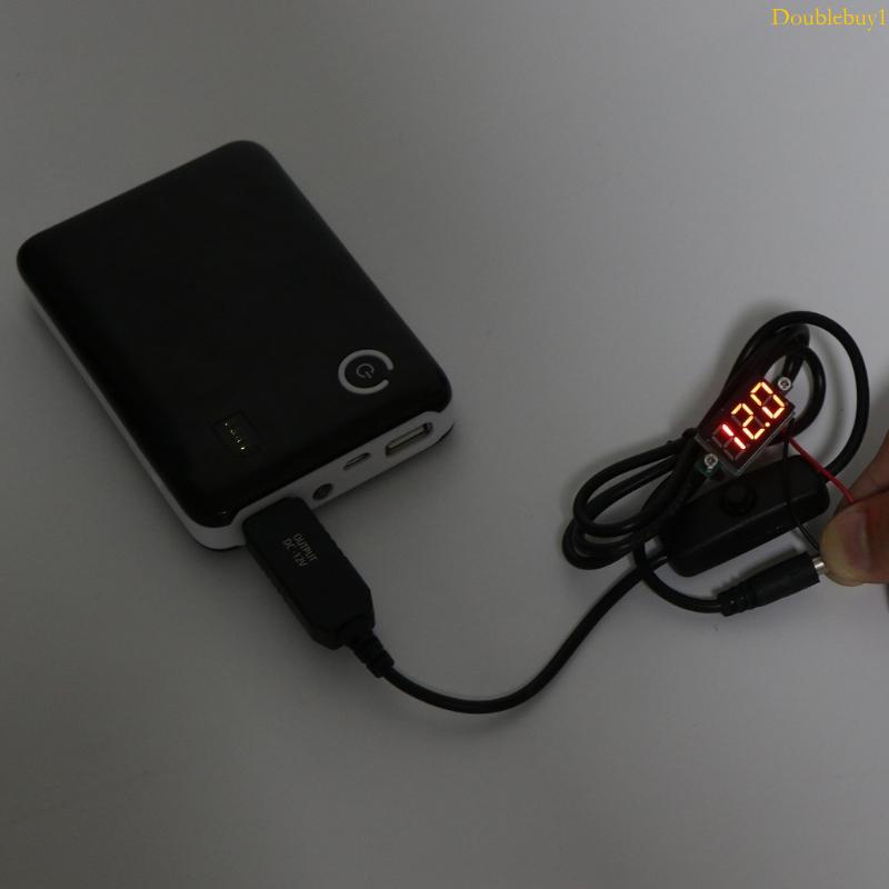 Dou USB 5V 升壓轉 12V 電壓轉換器 2A 升壓電壓互感器升壓線