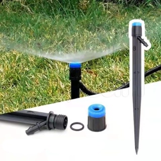 花園灌溉噴頭 - 插入式噴嘴 - 360 度花園水灌溉系統 - 滴頭水噴嘴 - 可調式噴頭 - 植物澆水設備
