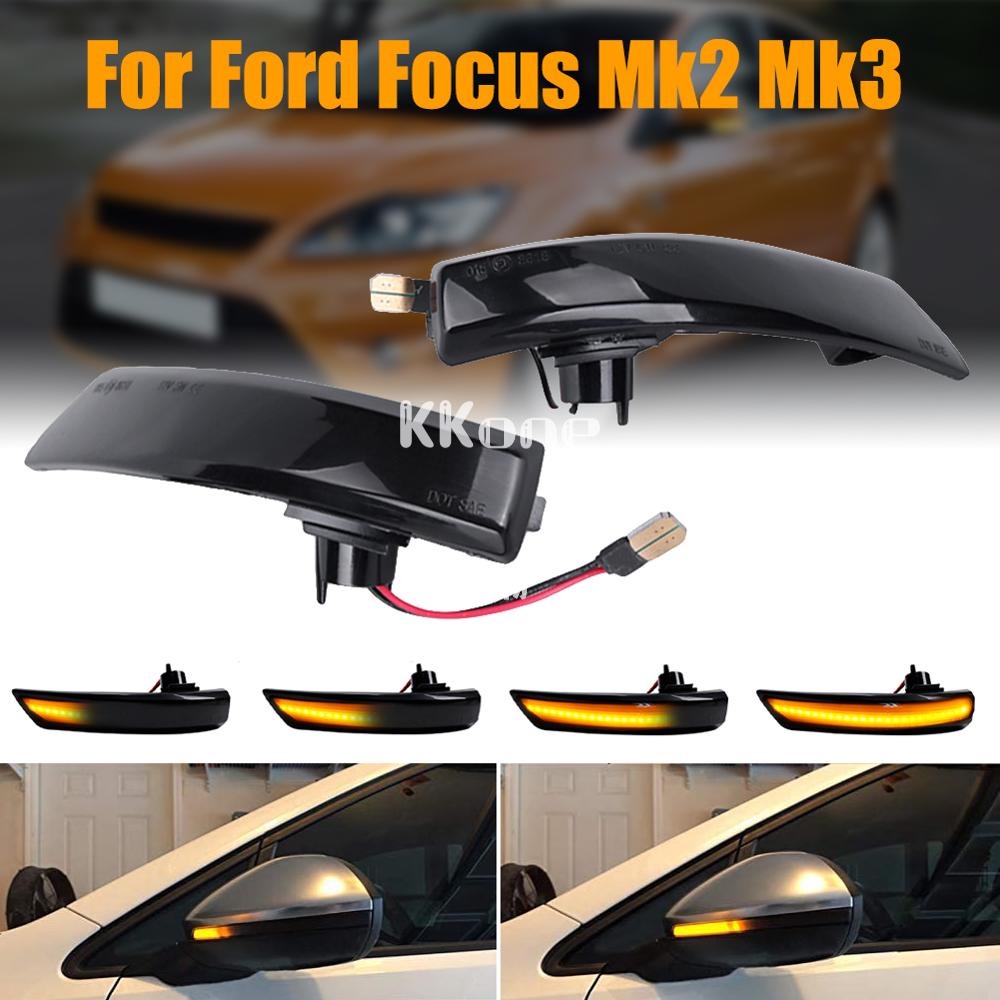 ◤KKone◢ 一抹藍FOCUS MK2.5 MK3 MK3.5 後視鏡流水方向燈轉向燈FOCUS流水燈mondeo M