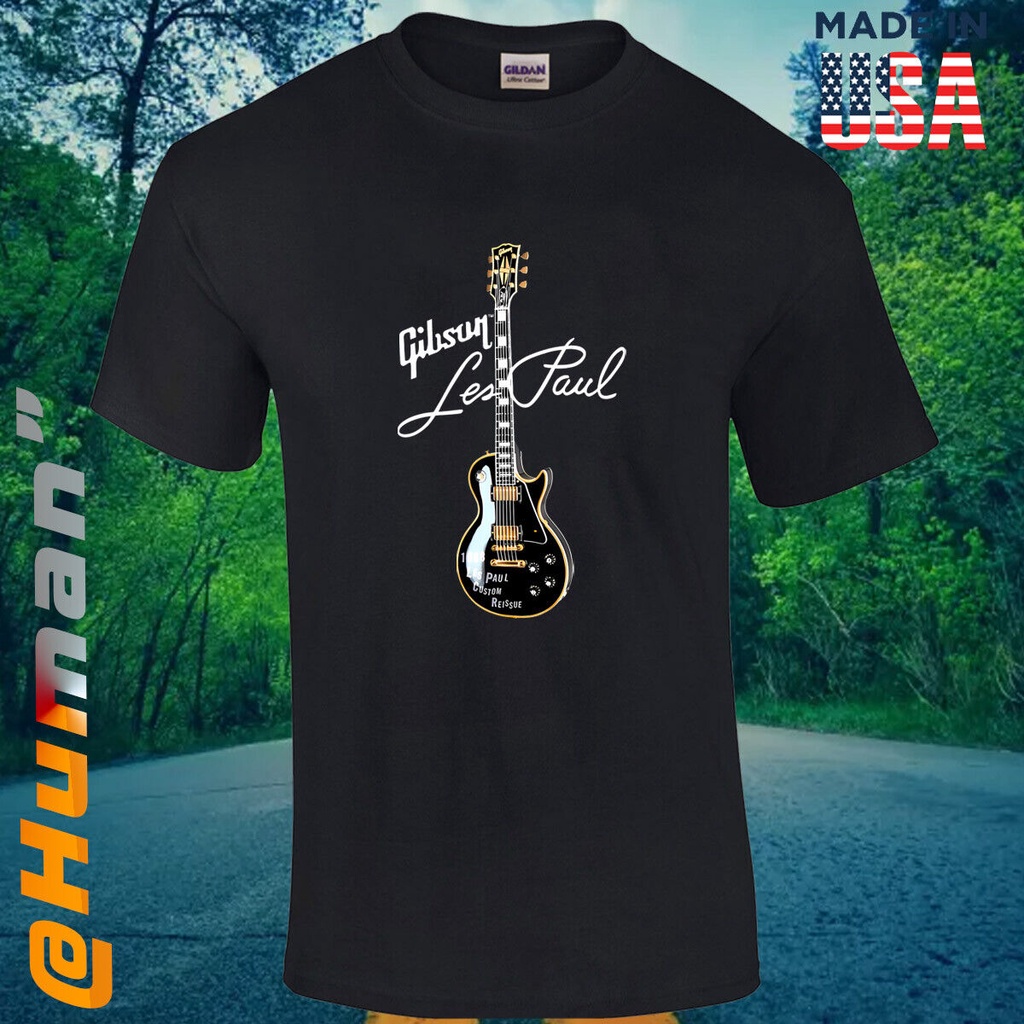 全新流行 GIBSON“LES PAUL LOGO”T 恤吉他美國尺碼 S-5XL 免費送貨