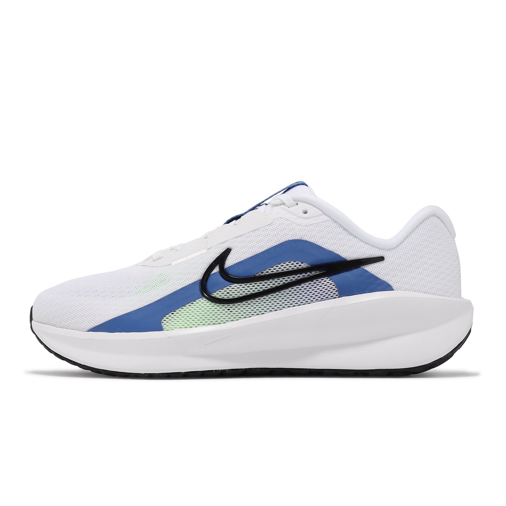 Nike 慢跑鞋 Downshifter 13 Wide 白 藍 寬楦 男鞋 運動鞋 【ACS】 FJ1284-103