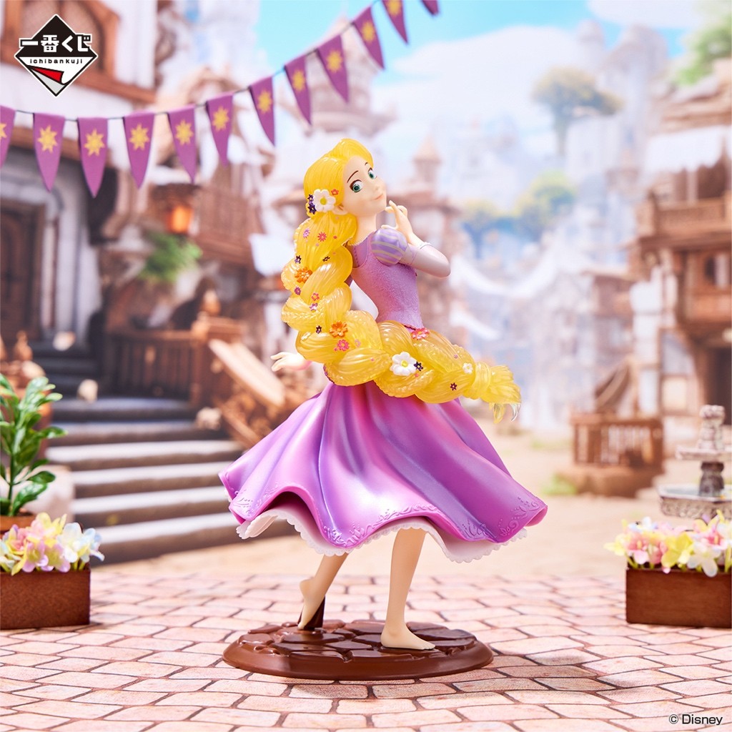 迪士尼 Blooming Melodies A賞 最後賞 長髮公主 模型 景品 公仔 樂佩