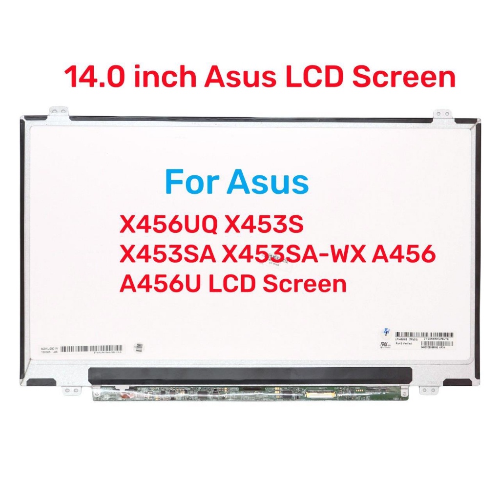 14.0寸超薄30pin適用於華碩x456uq X453S X453SA X453SA-WX A456 A456U液晶屏