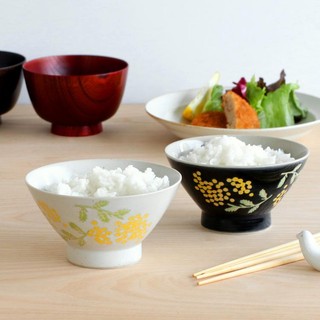 現貨 日本製BISQUE 波佐見燒 HASAMIYAKI 春夏飯碗｜含羞草 湯碗 高腳碗 輕量碗 餐具 陶瓷 貓老闆選物