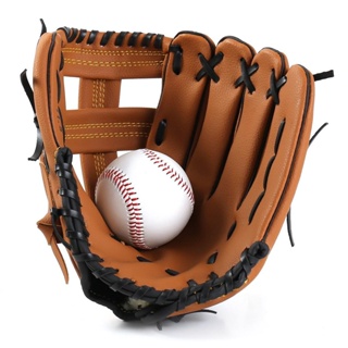 新品促銷 加厚專業外野投手棒球手套 兒童少年成人款 送棒球
