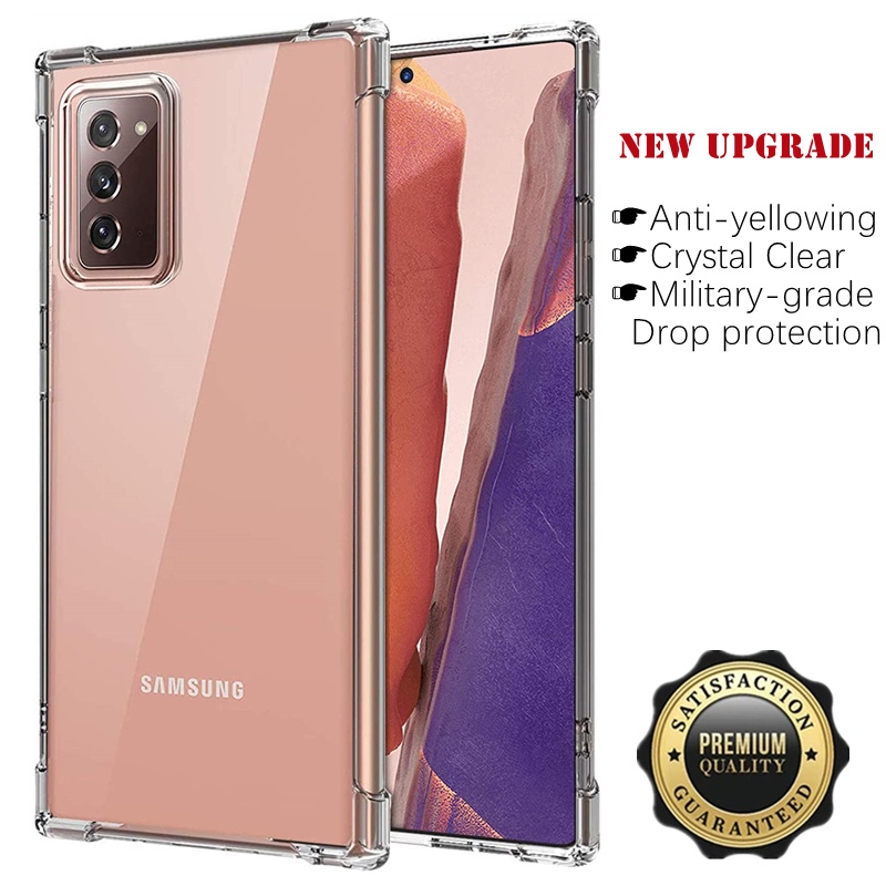 SAMSUNG 【水晶透明】適用於三星 Galaxy Note20 4G/5G 6.7 英寸 SM-N980F N981