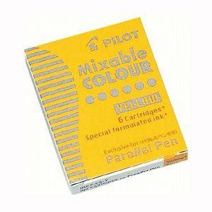 PILOT百樂 藝術鋼筆卡式墨水6入（日規）-黃【金石堂】