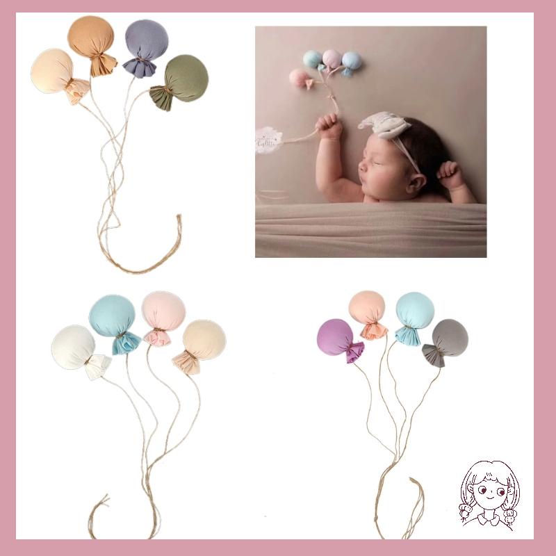 哈哈攝影道具嬰兒迷你氣球姿勢道具新生兒照片擺姿勢家具拍照道具淋浴派對十二月