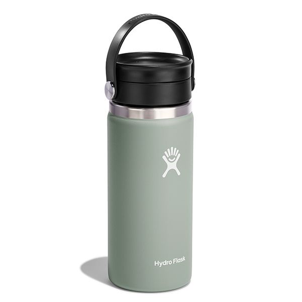 Hydro Flask 16oz旋轉咖啡蓋保溫鋼瓶/ 灰綠 eslite誠品