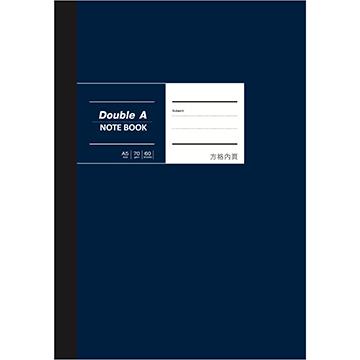 Double A A5布膠筆記本（深藍）－方格內頁/60頁DANB20004【金石堂】